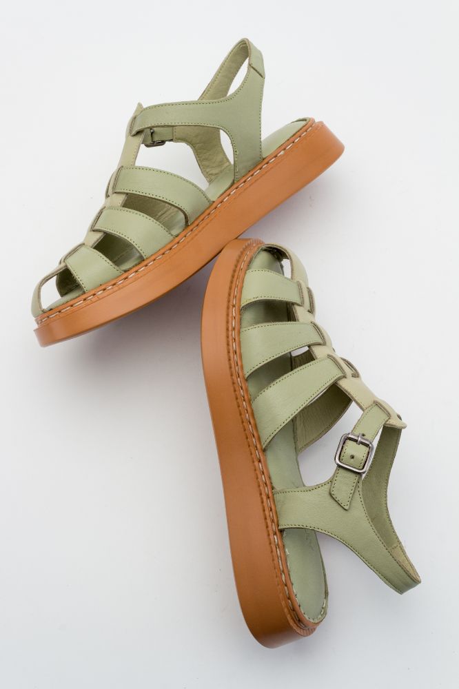 kadin-deri-sandalet-MINT YESIL-ASY232880-0058476_0